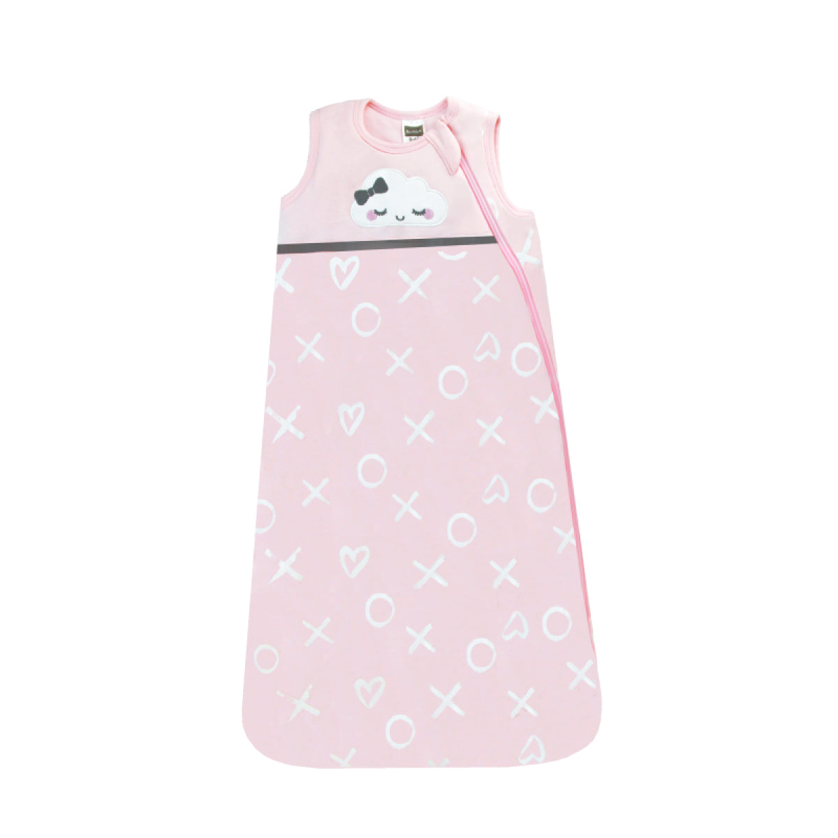 KUSHIES 全棉睡袋 初生0+ / 嬰幼兒6-18個月 / 幼兒18-36個月適用 粉紅XO
