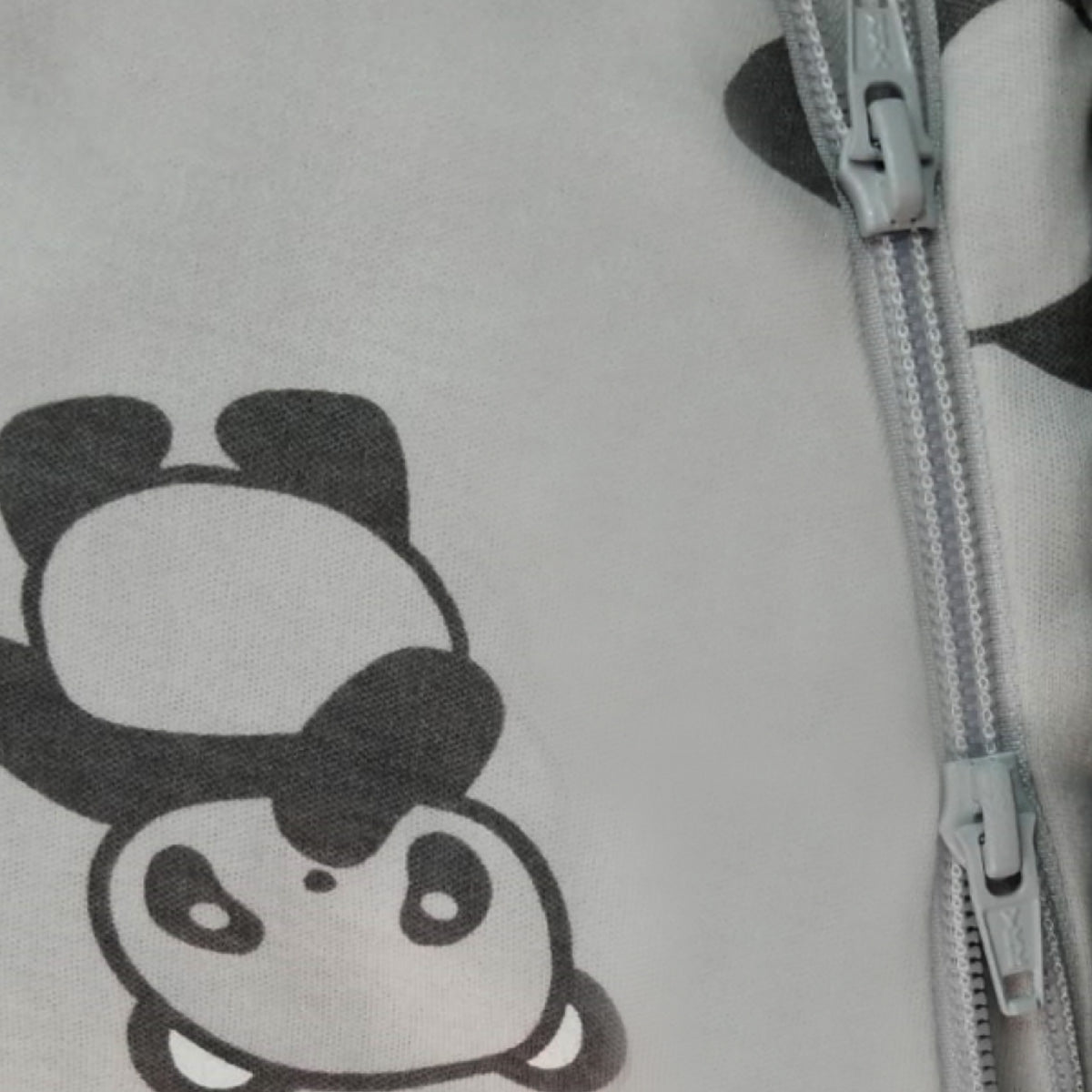 KUSHIES ORGANIC有機棉睡袋 初生0+ / 18-36個月適用 灰色熊貓