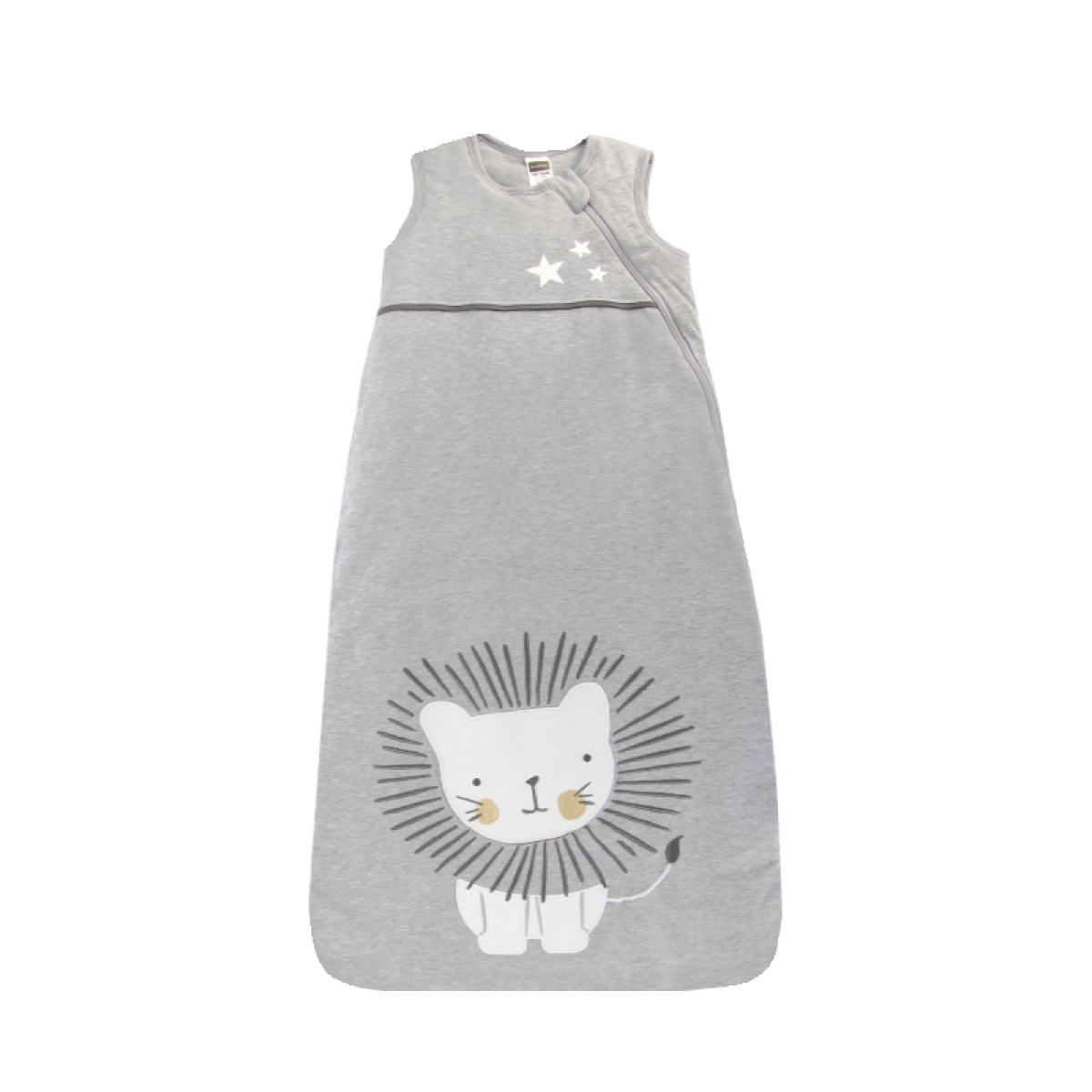 KUSHIES 全棉睡袋 嬰幼兒6-18個月 / 幼兒18-36個月適用 灰色獅子