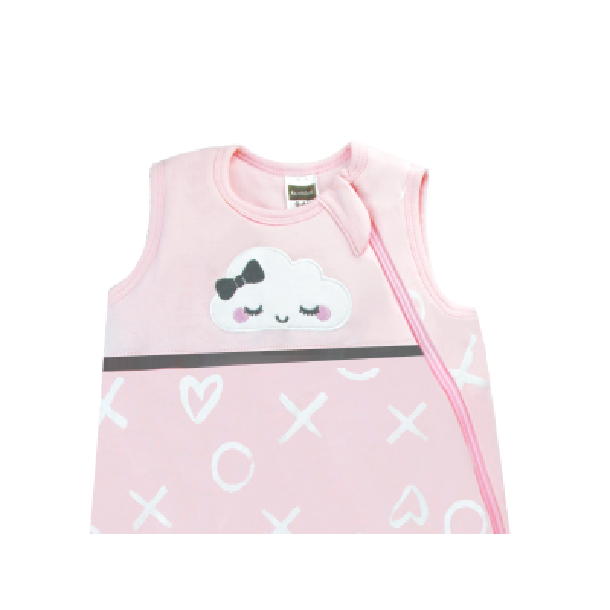 KUSHIES 全棉睡袋 初生0+ / 嬰幼兒6-18個月 / 幼兒18-36個月適用 粉紅XO