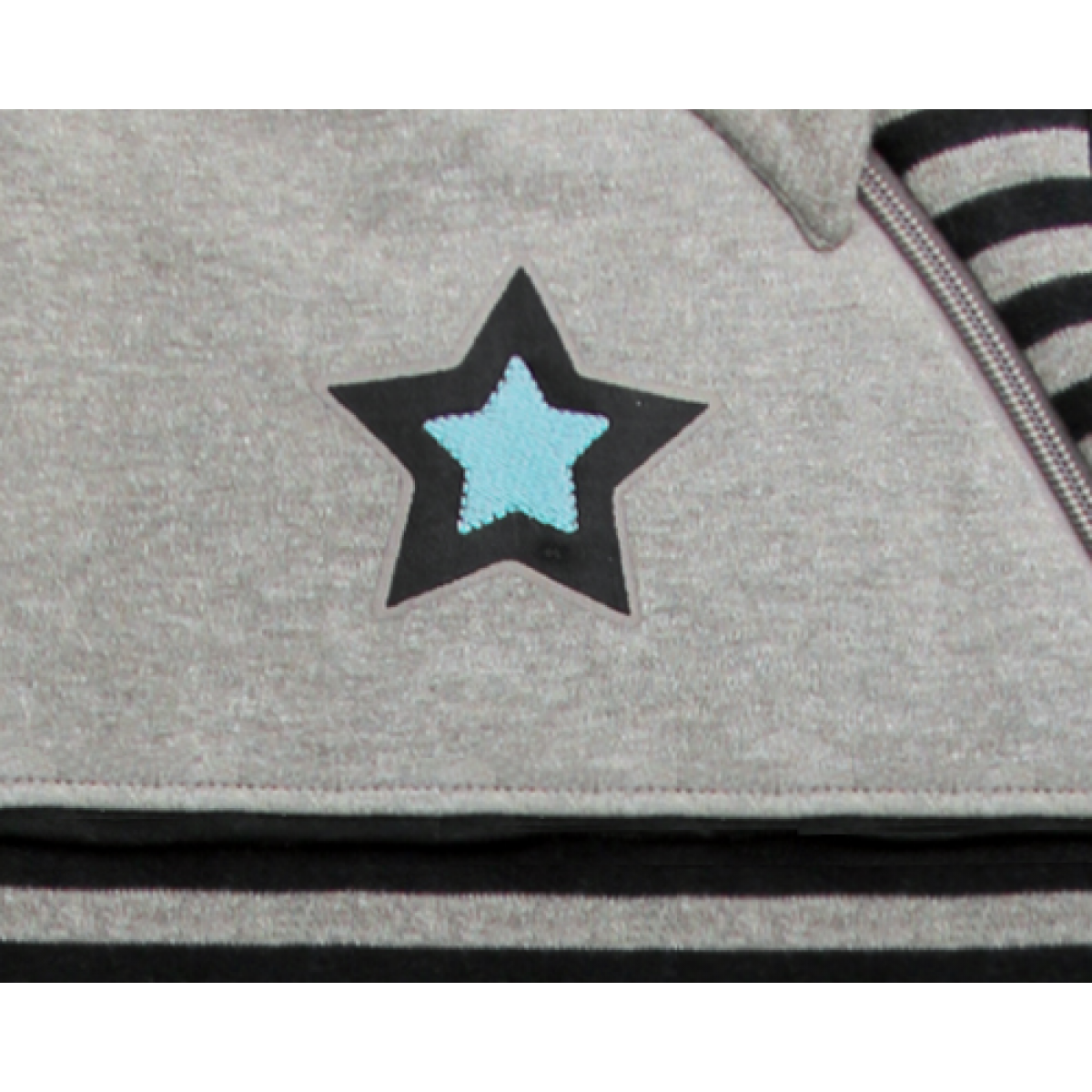 KUSHIES 全棉睡袋 初生0+ / 嬰幼兒6-18月適用 灰間星星