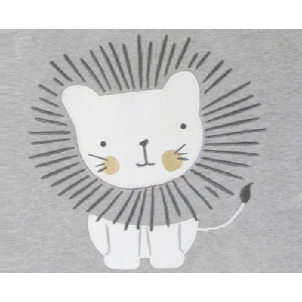 KUSHIES 全棉睡袋 嬰幼兒6-18個月 / 幼兒18-36個月適用 灰色獅子