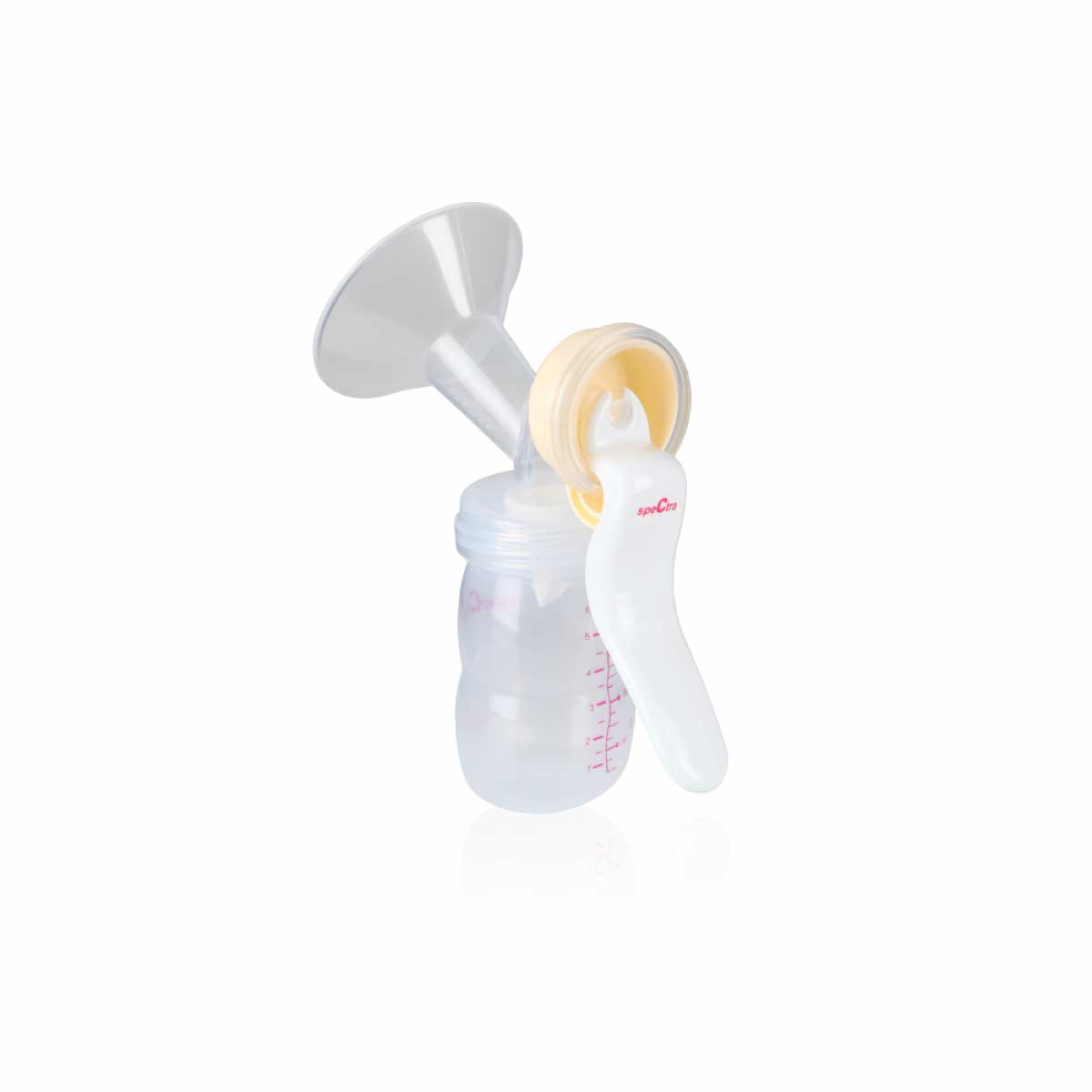 SPECTRA Wide Neck 便攜式手動奶泵 Spectra wide neck breastpump rear view
