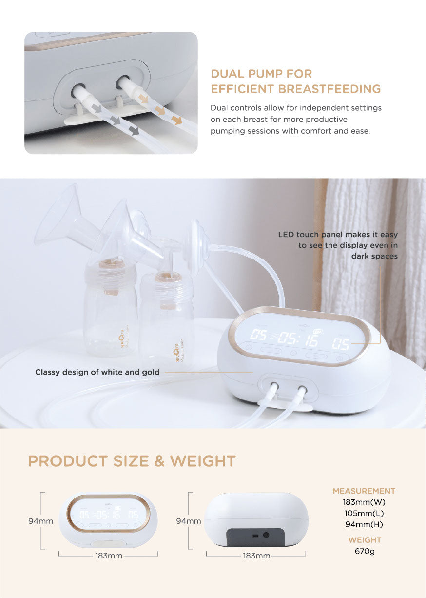 Spectra Dual Compact breastpump