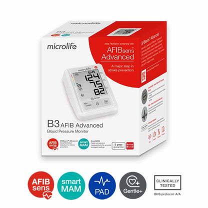 百略microlife BP B3 AFIB 全自動血壓計，檢測心房顫動 MICROLIFE BLOOD PRESSURE MONITOR